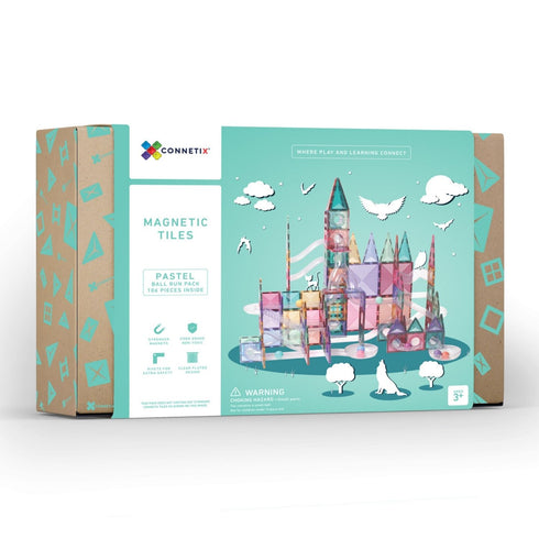 CONNETIX - 106 Piece Pastel Ball Run Pack
